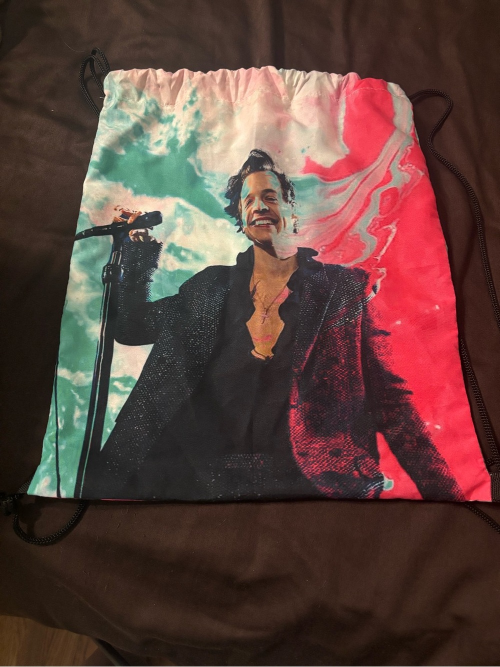 Harry Styles drawstring bag